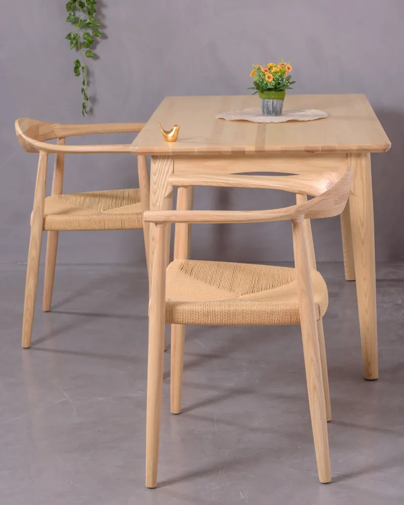 Santon Chair in Ash Wood and Natural Rope | 5 year warranty