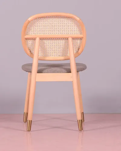 Marsh Chair in Natural Rattan and Cotton Cushion | Nest Dream