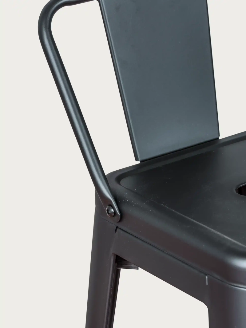 Industriell metallpall med lågt ryggstöd (66cm) - Bistro NEST DREAM - 13