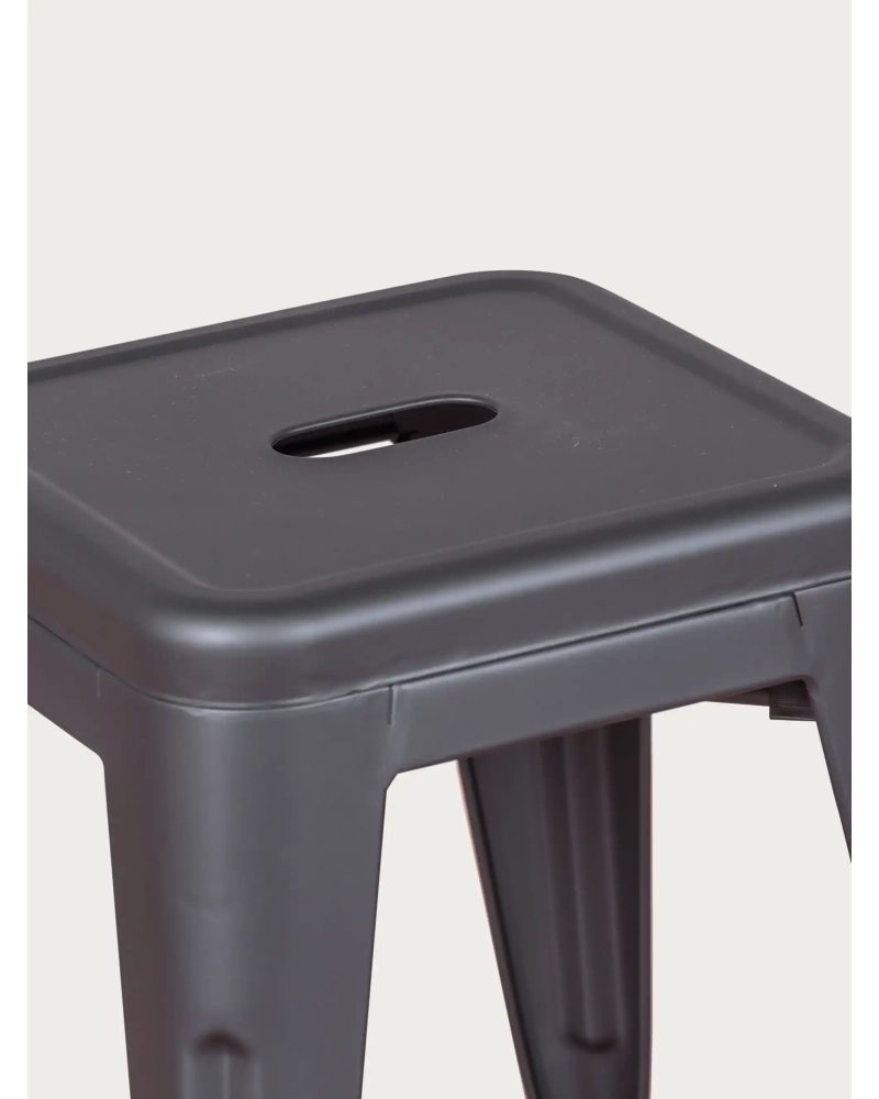 stołek stalowy przemysłowy basowy (45cm) - Bistro NEST DREAM - 3