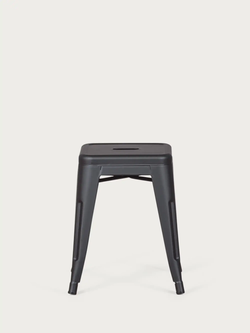 Taburete bajo industrial en acero (45cm) - Bistro NEST DREAM - 1