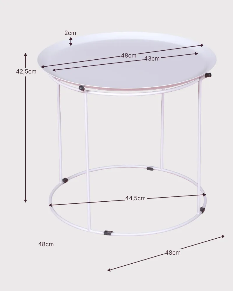 Mesa em aço lacado adequada para exterior | Mesas de centro | Nest Dream