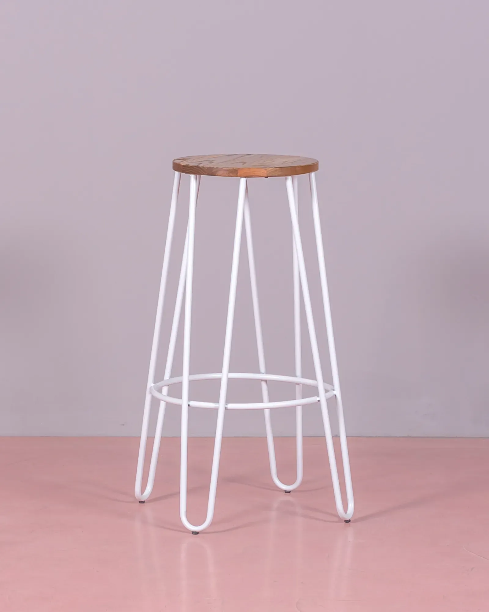 Lisbon Stool in ash wood - Industrial Stool - Nest Dream