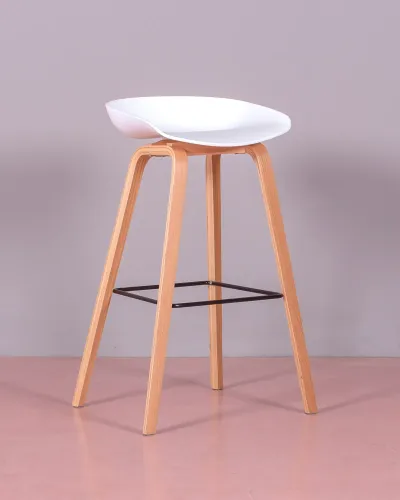 Tabouret Daxer au design nordique avec pieds en hêtre | Nest Dream